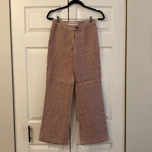 RARE Mara Hoffman Sample Sale Striped Wide-Leg Pants